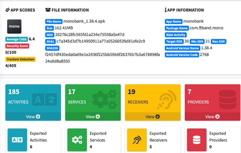 Application security audit