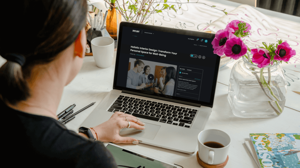Spotlight: Educational video platform for enhancing professional social skills
