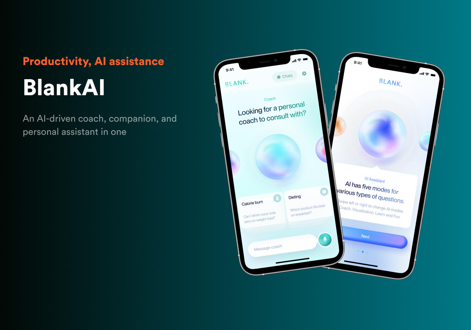 BLANK AI APP: AN AI-DRIVEN COACH, COMPANION, AND PERSONAL ASSISTANT IN ONE