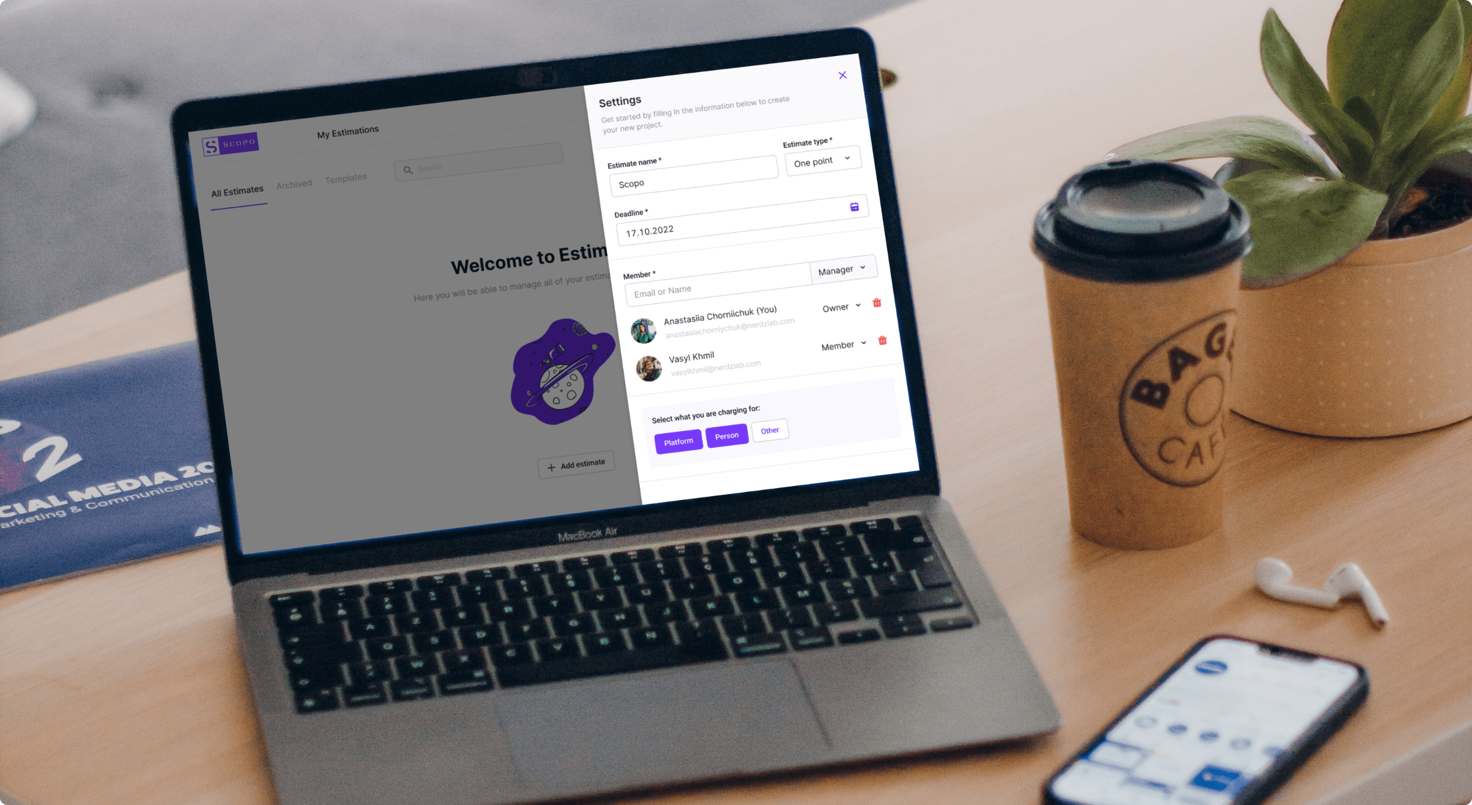 SCOPO: A smart business proposal tool that automates estimation and secures more contracts